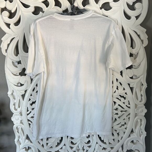 Boho LOVE MORE White Graphic T-Shirt Tee - Picture 7 of 7